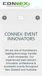 Mobile Screenshot of connexevents.com